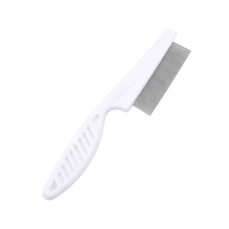1Pc Pet Hair Shedding Comb Stainless Steel Flea Comb for Cat Dog Pet Comfort Flea Hair Grooming Comb Dog Brush Grooming Tools