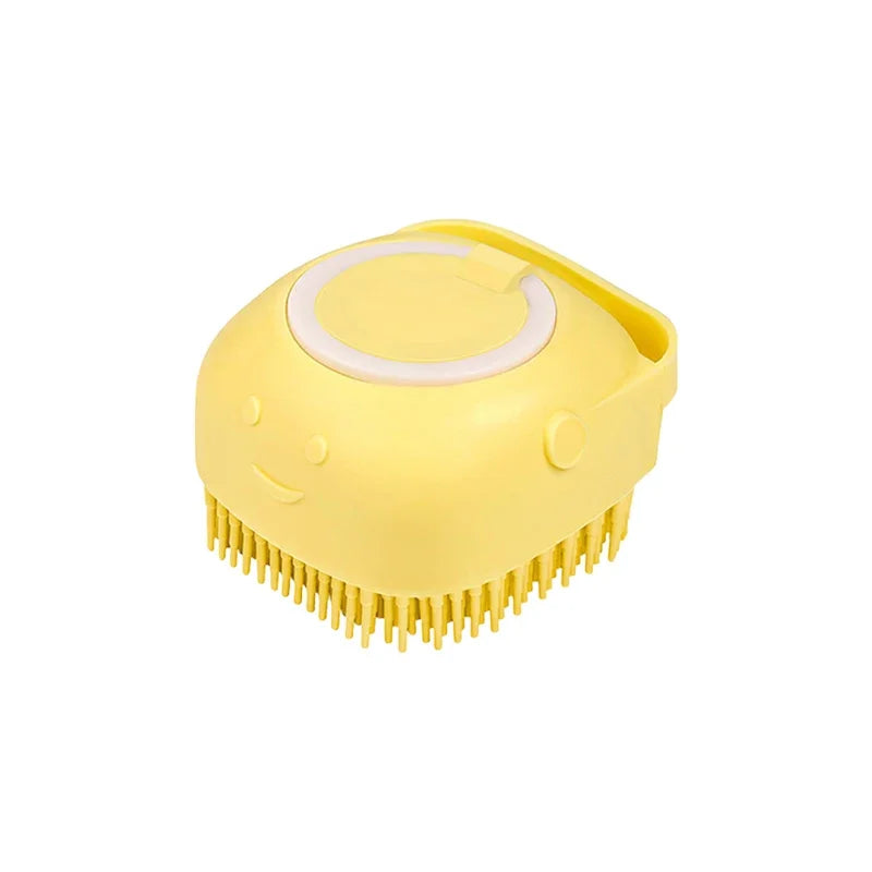 Dog bath brush – Yellow