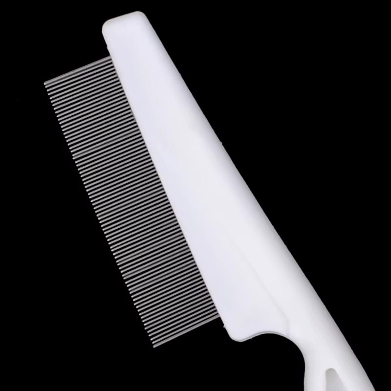 1Pc Pet Hair Shedding Comb Stainless Steel Flea Comb for Cat Dog Pet Comfort Flea Hair Grooming Comb Dog Brush Grooming Tools